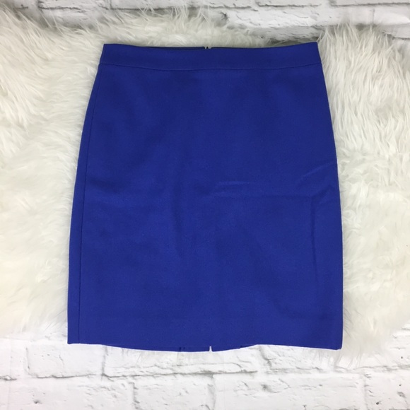 J. Crew Factory Dresses & Skirts - J Crew Factory No 2 Pencil Skirt Blue Size 6